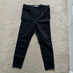 Madewell black skinny jeans